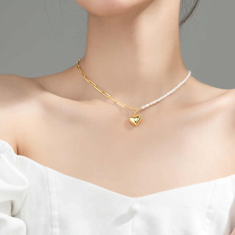 925 silver heart necklace