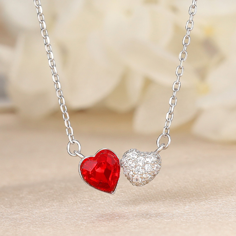 925 silver heart necklace