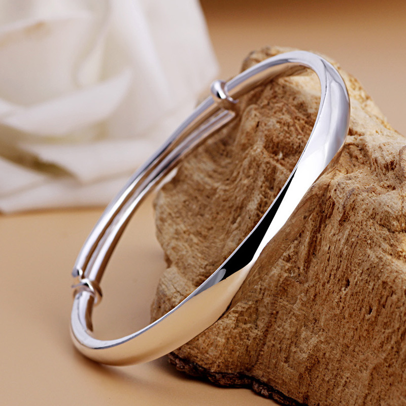 925 silver bangle size adjustable  high quality jewelry