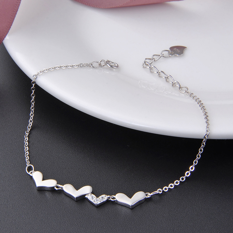 925 SILVER HEARTS BRACELET 