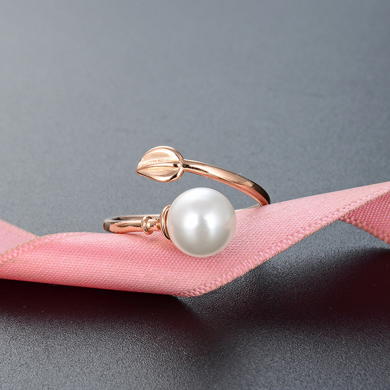 925 SILVER PEARL RINGS SIZE ADJUSTABLE