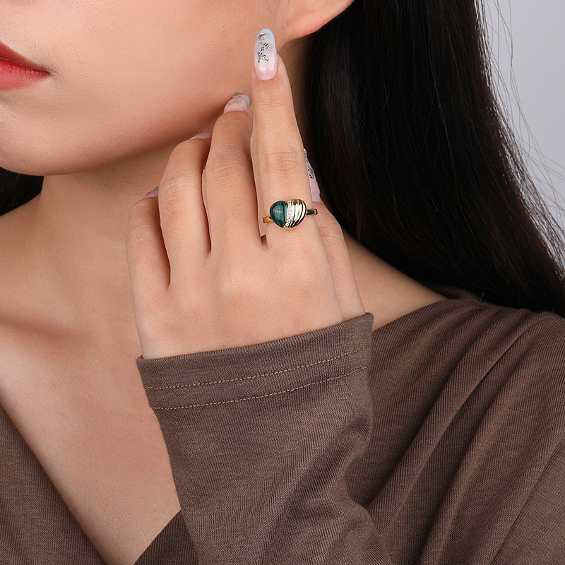 silver heart ring