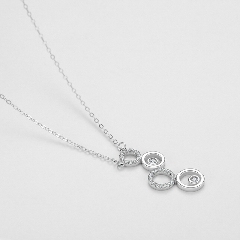 925 silver circle necklace
