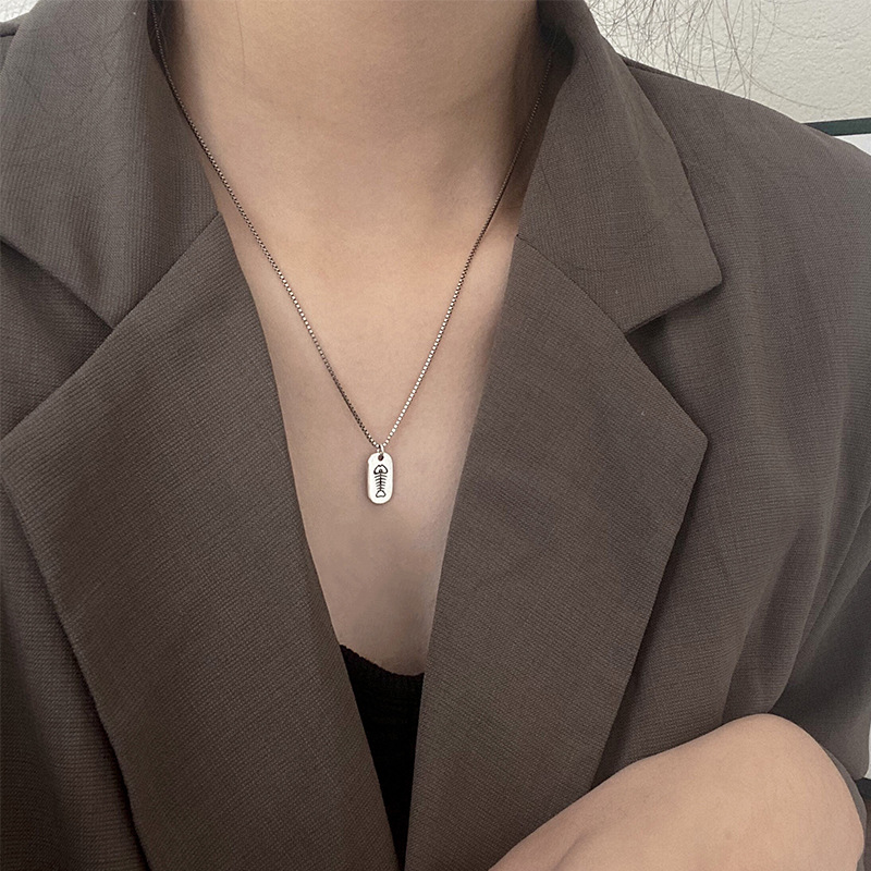925silver quadrate necklace