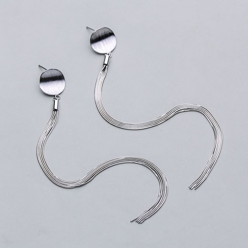 925 silver circle earrings