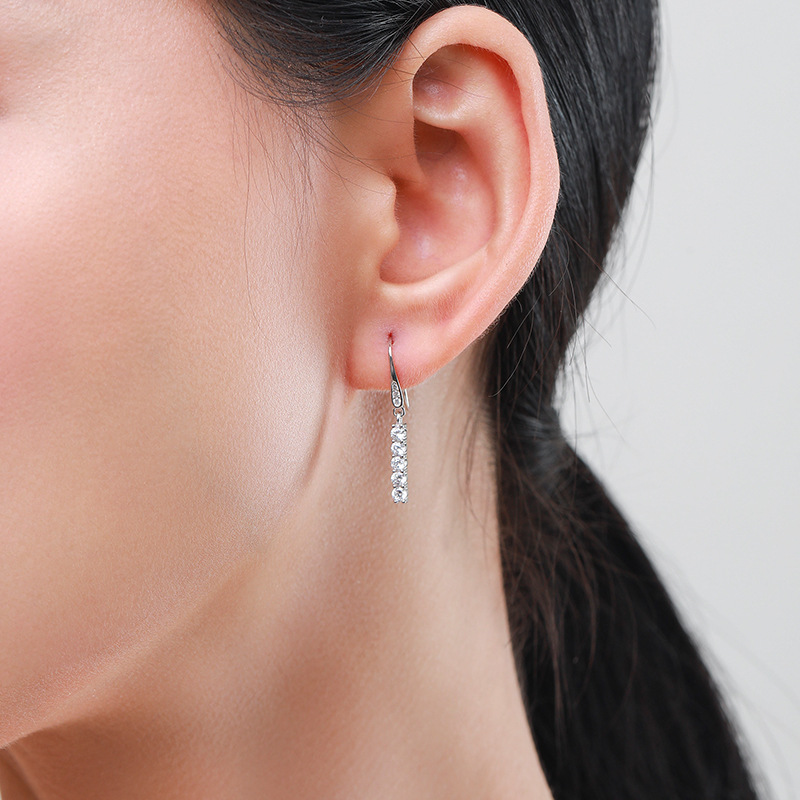 925silver circle earrings