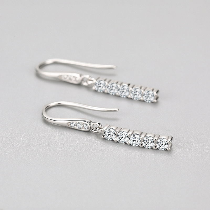 925silver circle earrings