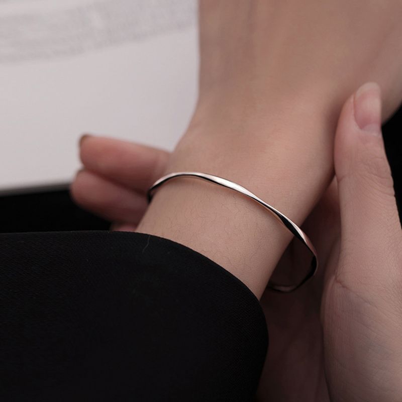 925 silver circle bangle