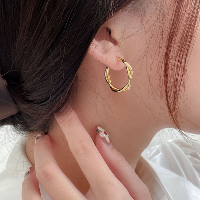 925 silver circle earrings