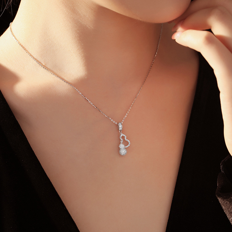 925 silver calabash necklace