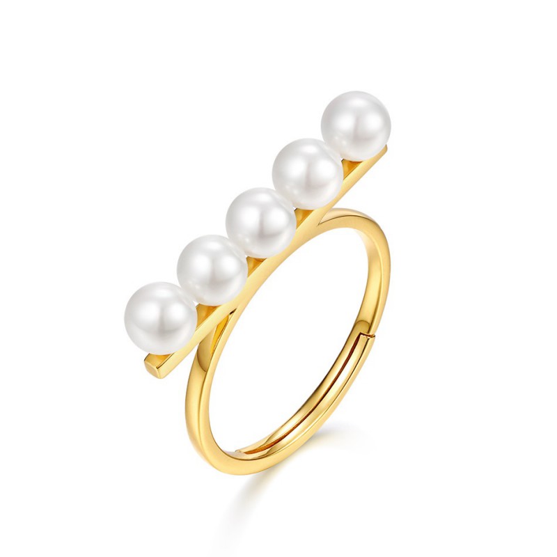 PEARL RINGS SIZE ADJUSTABLE