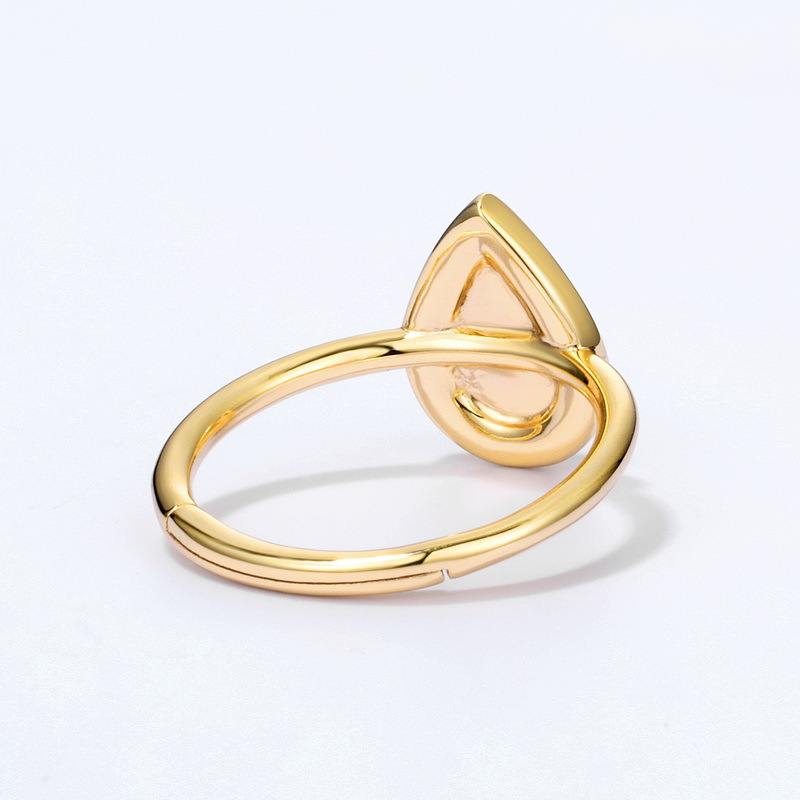 amber ring 925 silver enamel ring