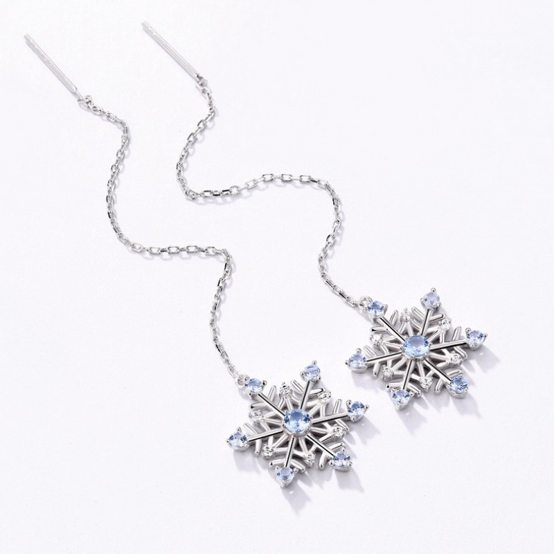 Blue spinel jewelry sets 925 silver earrings necklace sets