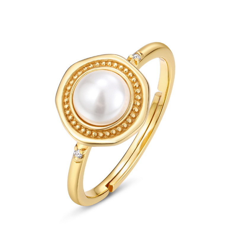 PEARL RING 925 SILVER