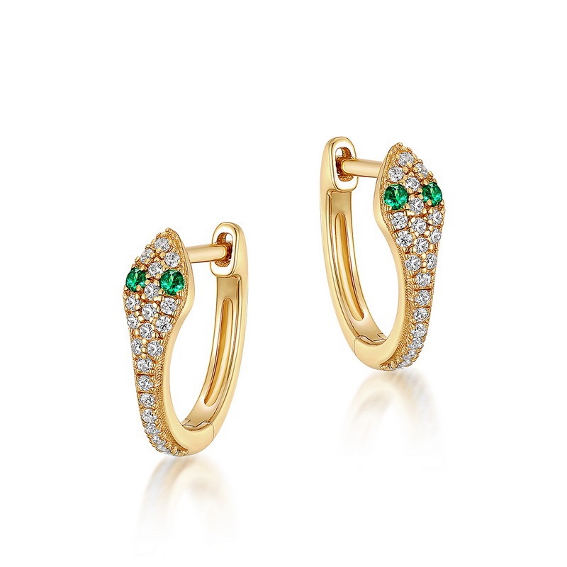 snake earrings 925 earrings hoops
