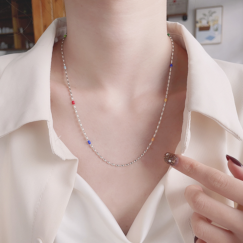 925 silver circle necklace