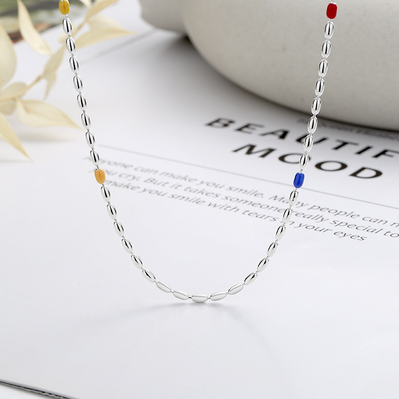 925 silver circle necklace