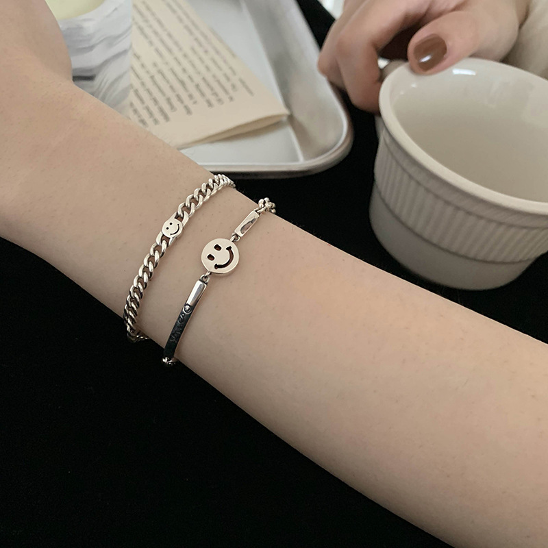 925 silver circle bracelet