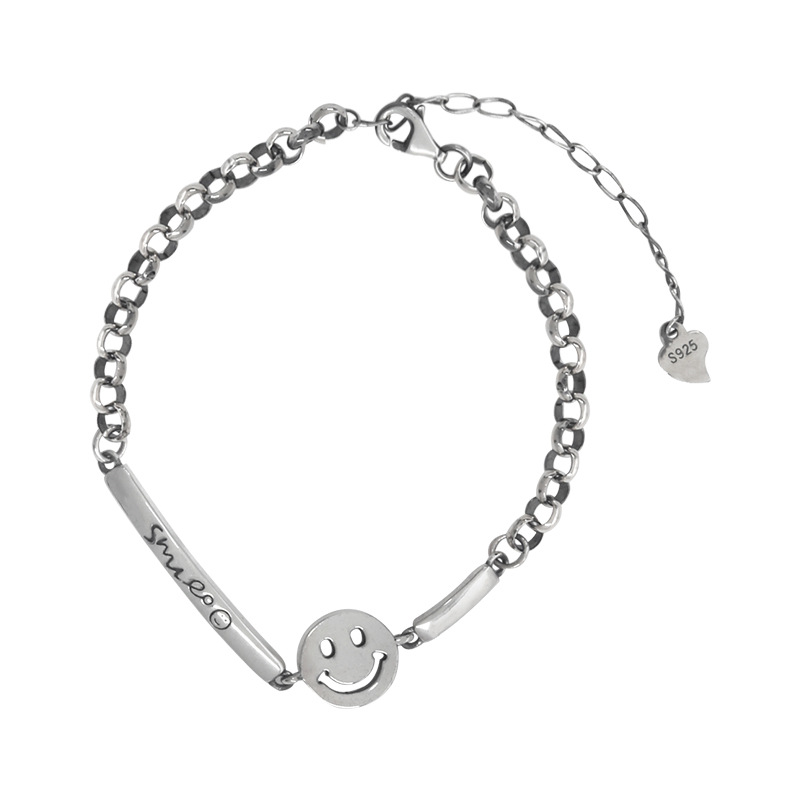 925 silver circle bracelet