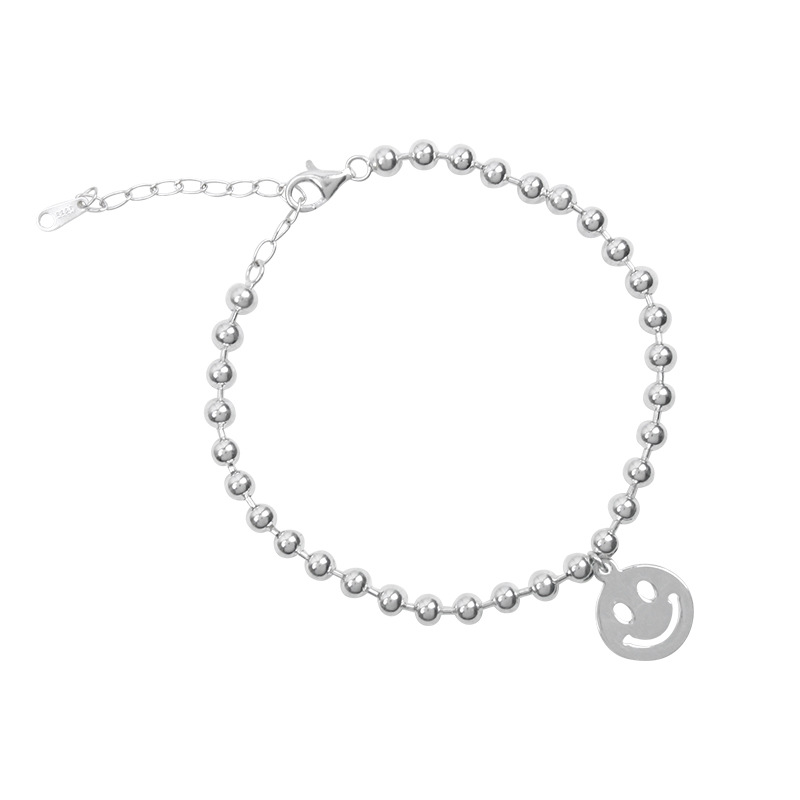 925 silver circle bracelet