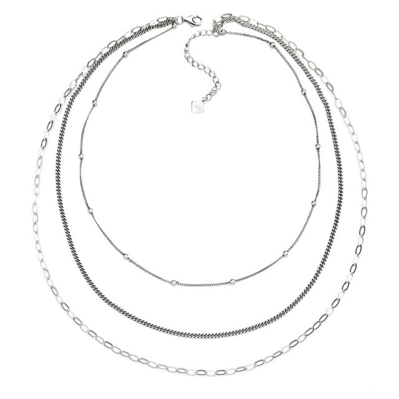 925silver quadrate necklace