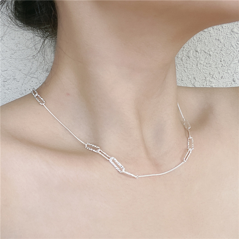 925 silver circle necklace