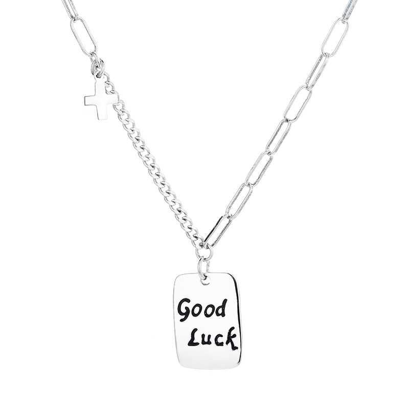 925 silver quadrate necklace