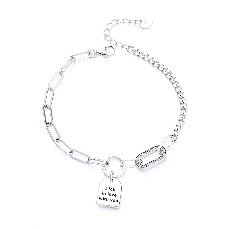 925 silver quadrate bracelet