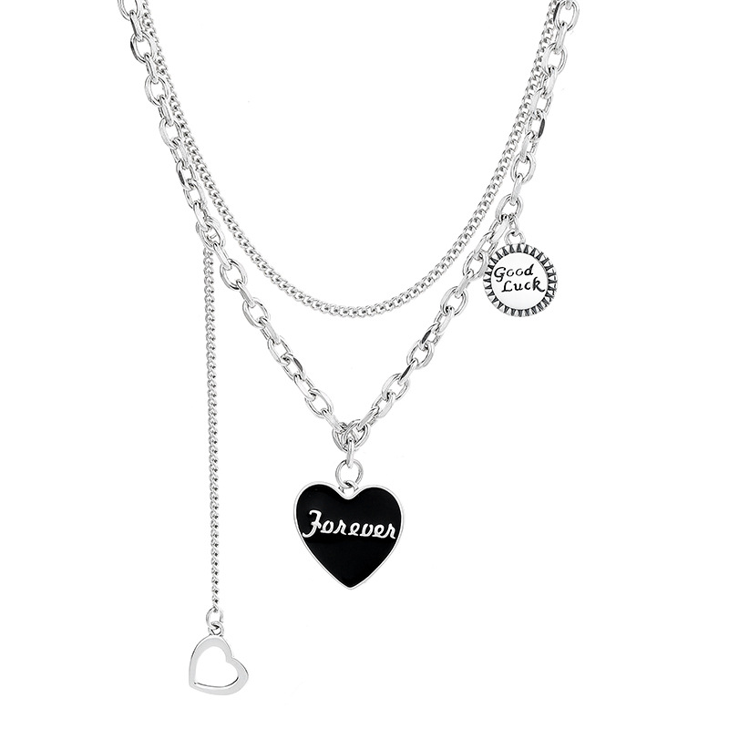 925 silver heart necklace