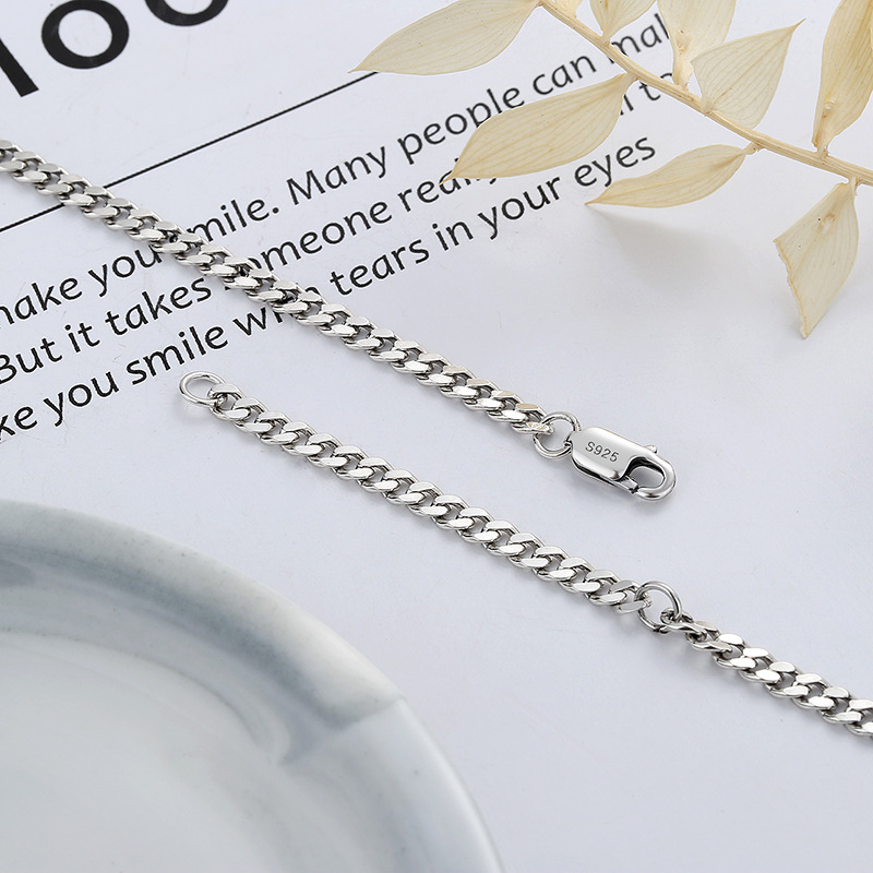 925 silver circle bracelet