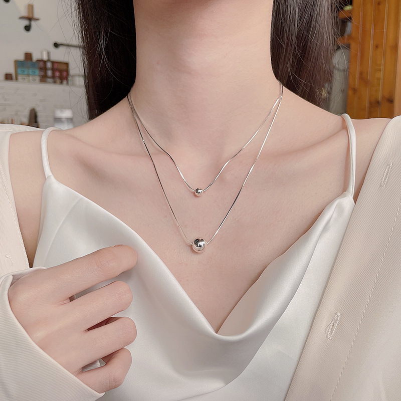 925 silver circle necklace