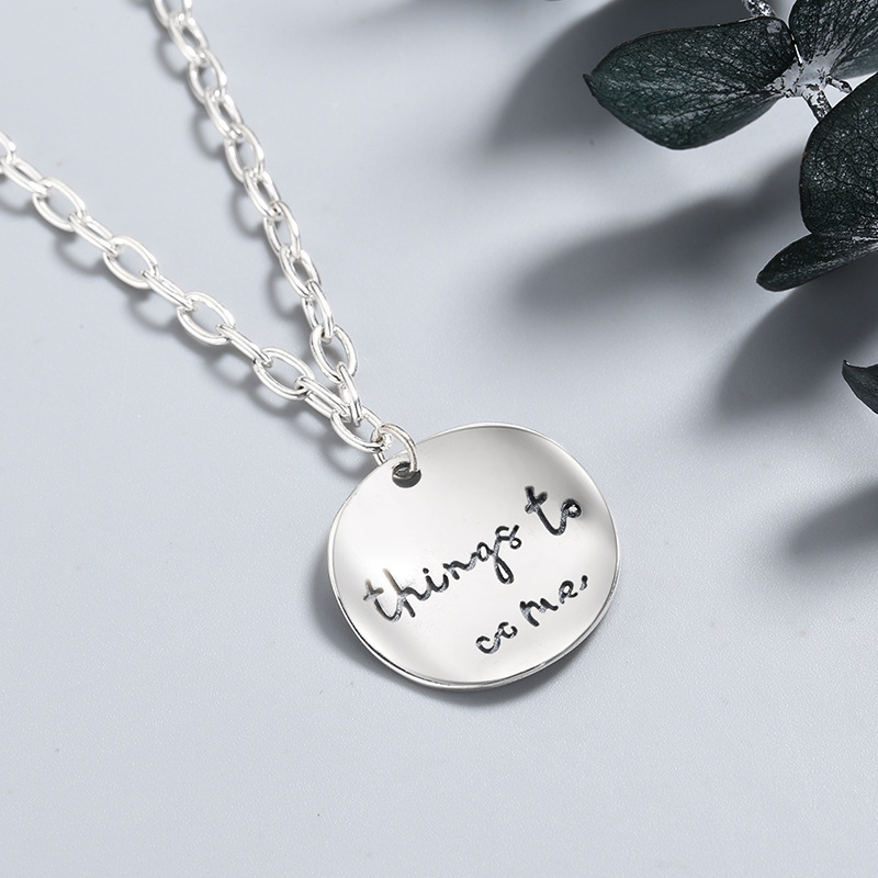 925 silver circle necklace