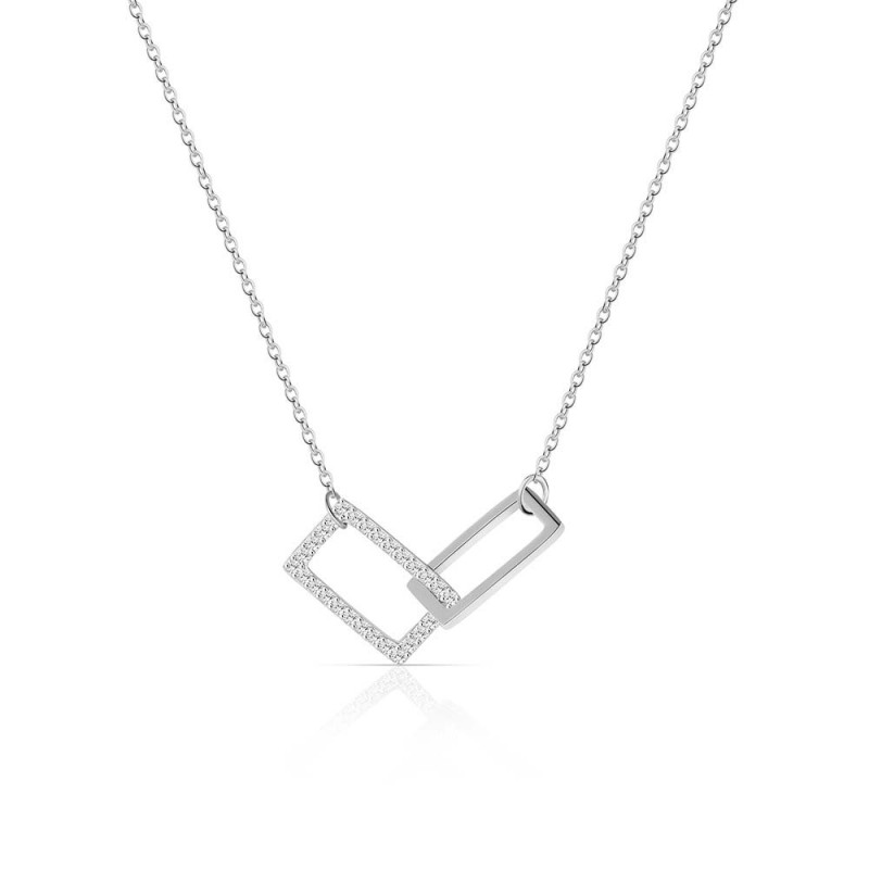 925 silver quadrate necklace
