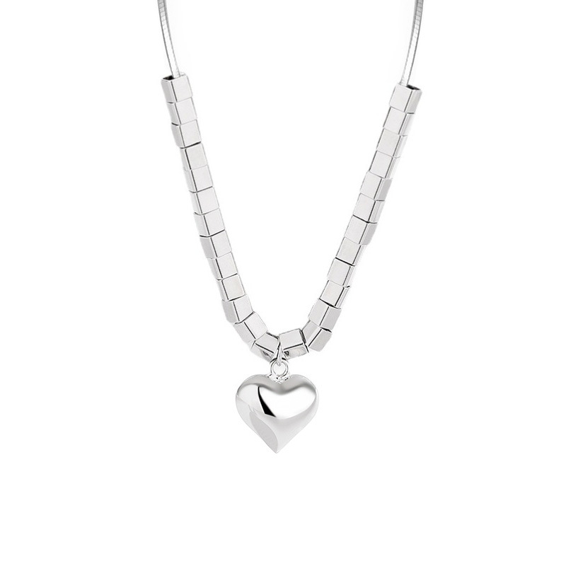 925 silver heart necklace