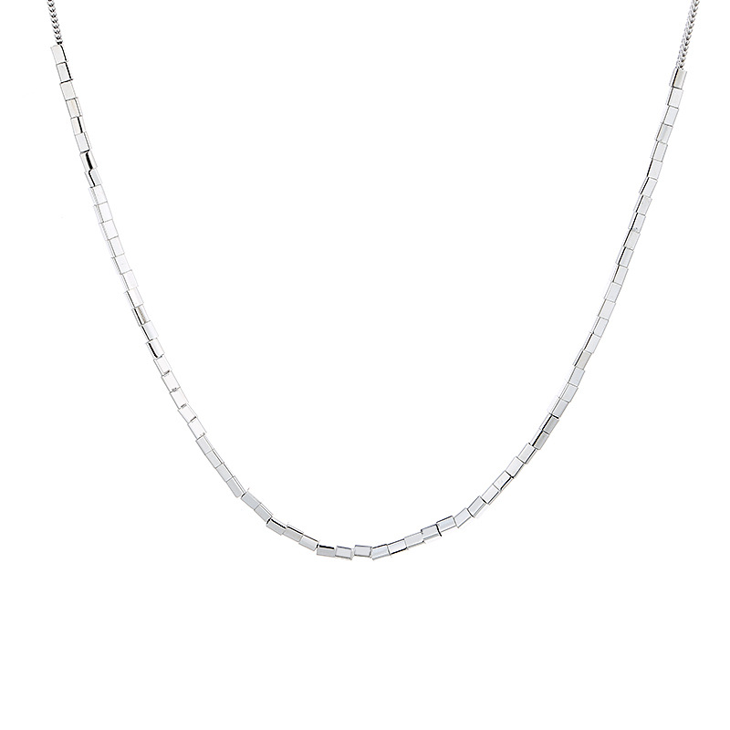 925 silver quadrate necklace