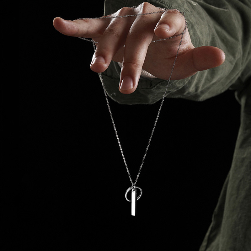 925 silver quadrate necklace