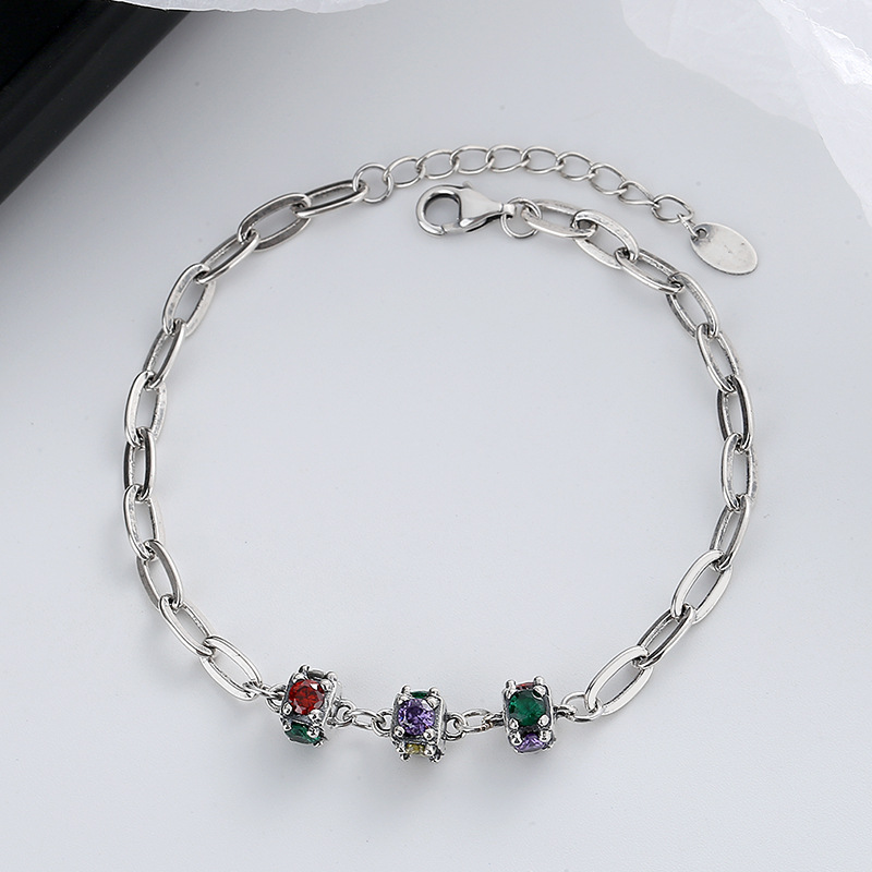 925 silver quadrate bracelet