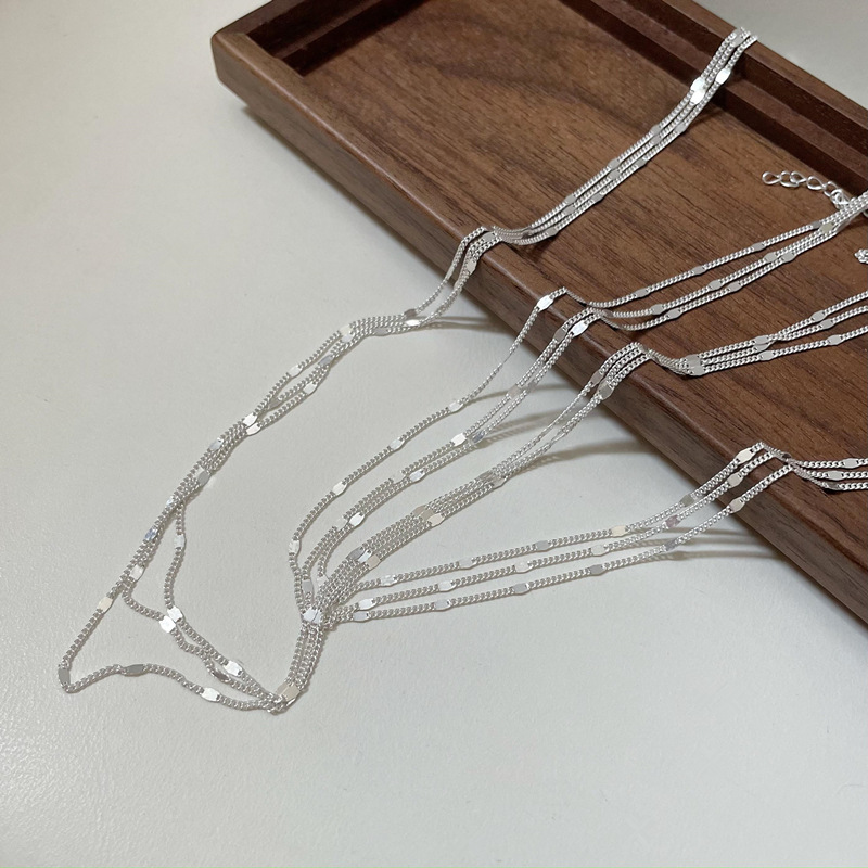 925 silver quadrate necklace