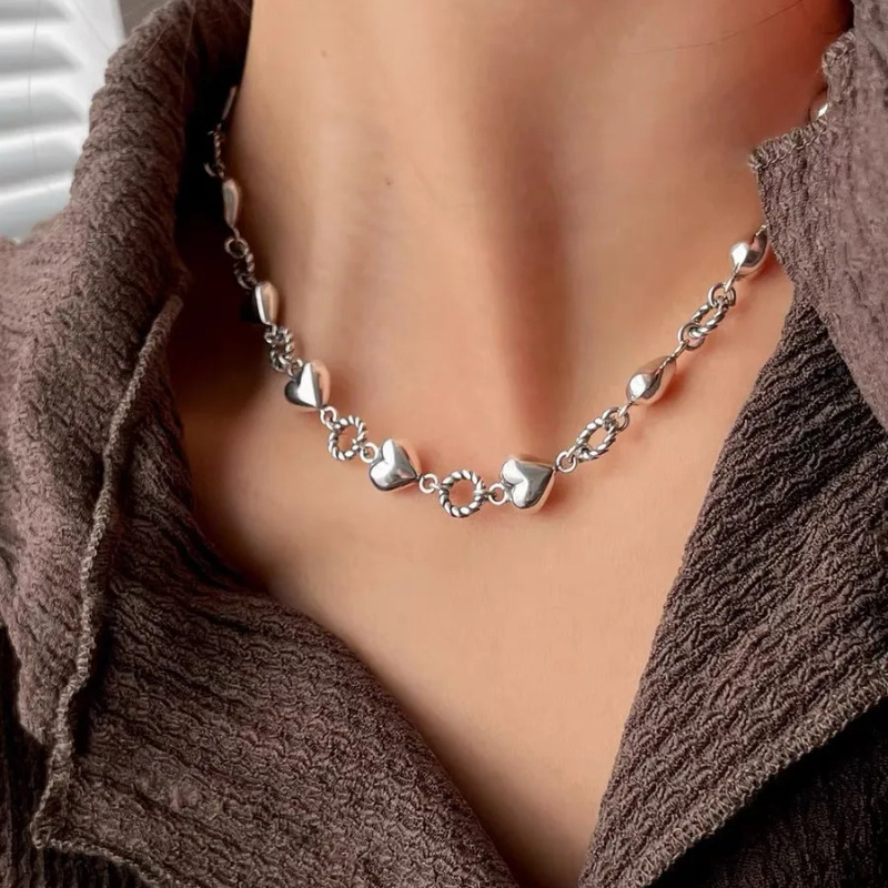 925 silver heart bracelet