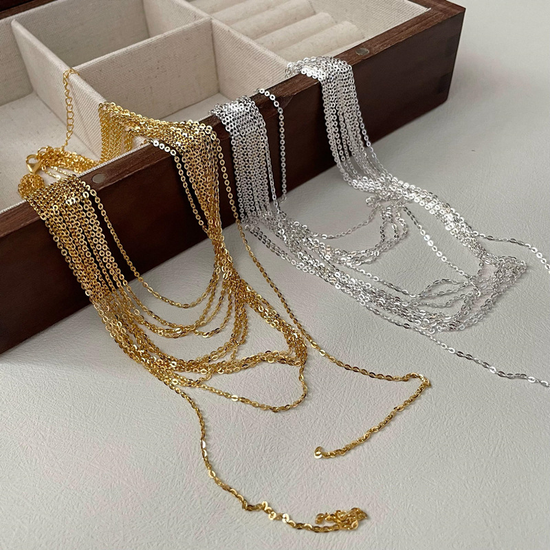 925 silver circle necklace