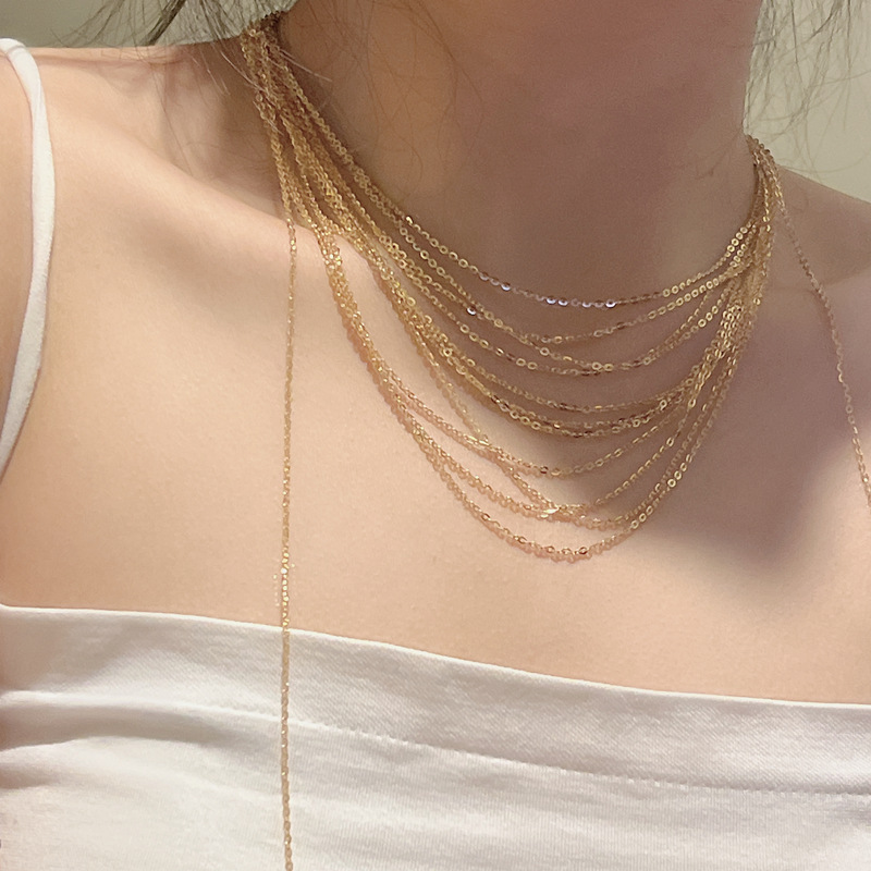 925 silver circle necklace