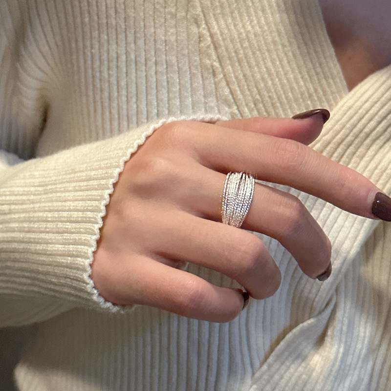 925 silver circle ring