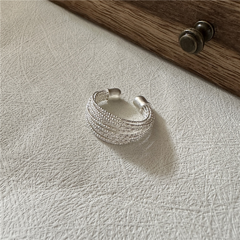 925 silver circle ring