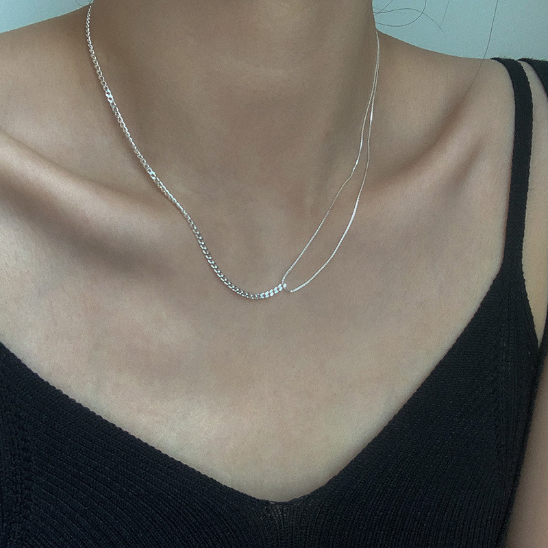 925 silver circle necklace