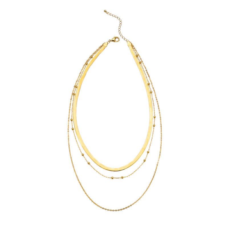 925 silver tassels necklace