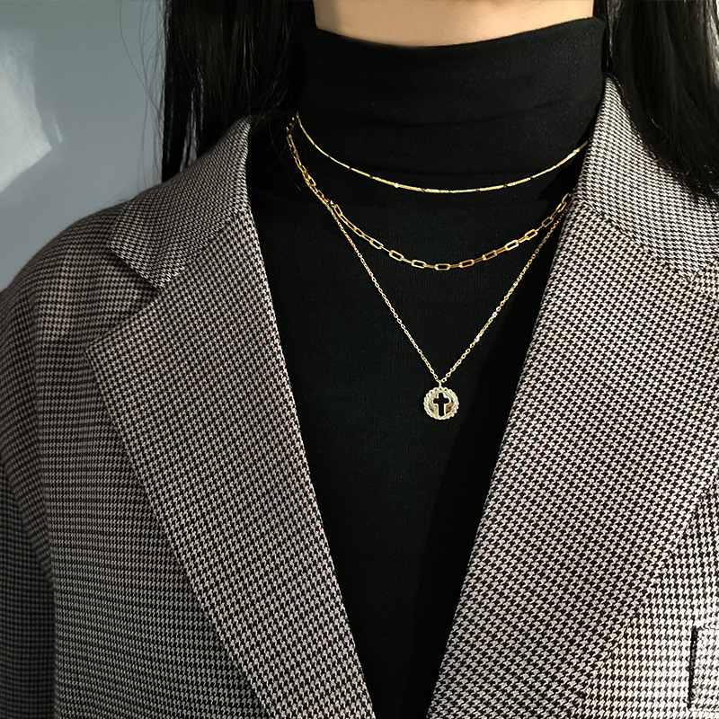 925 silver circle necklace