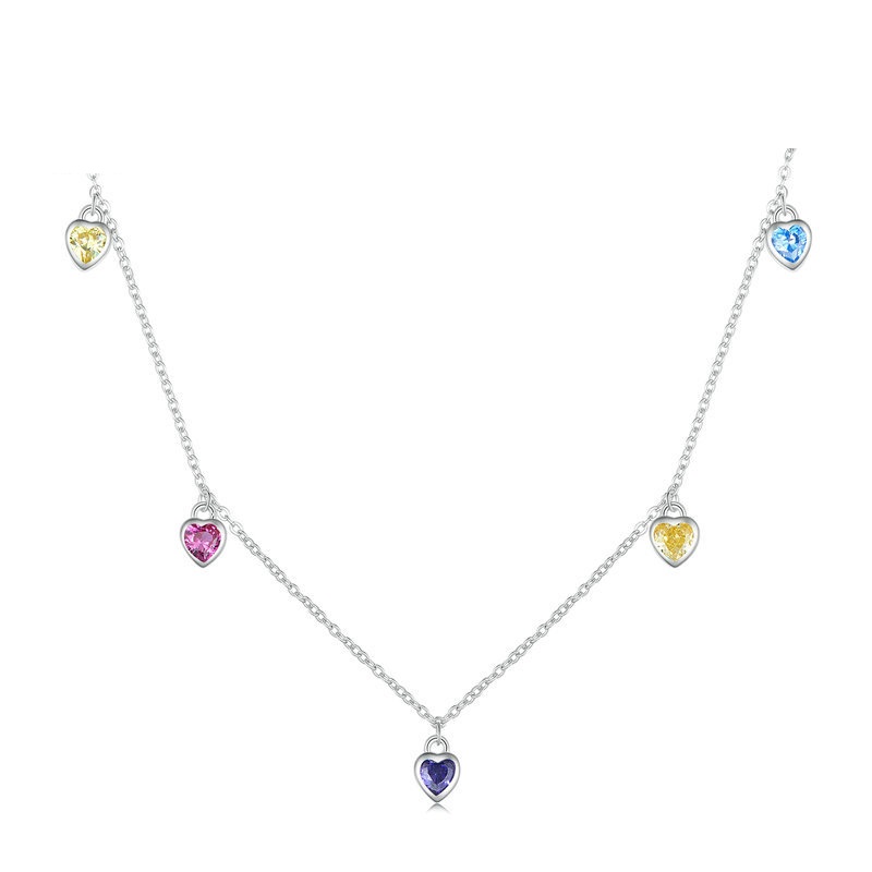 925 silver heart necklace