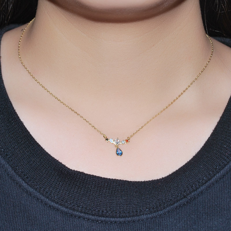 925 silver circle necklace