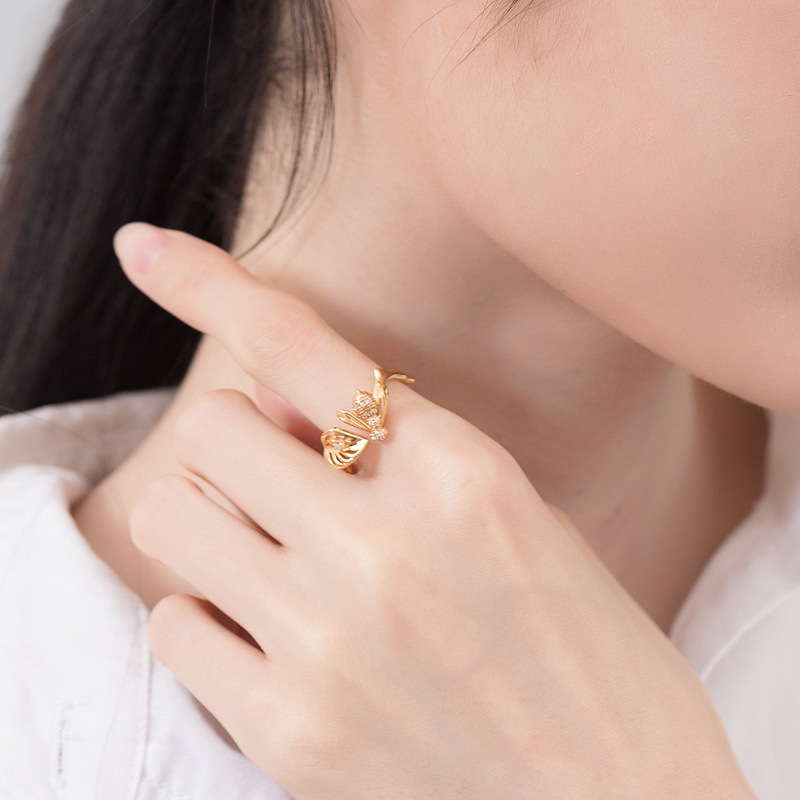 925 silver animal ring