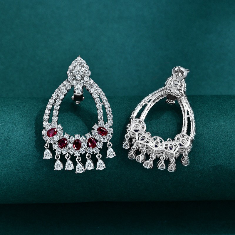 925 silver 0.25ct diamond earrings